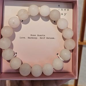 Rose Quartz Bracelet with Giftbox